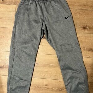 Nike Dri-FIT Fleece Pants in Black and Gray
